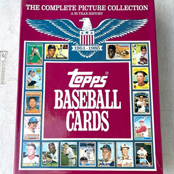 TOPPS Baseball Cards The Complete Picture Collection (1985) Book by Warner - Picture 1 of 11